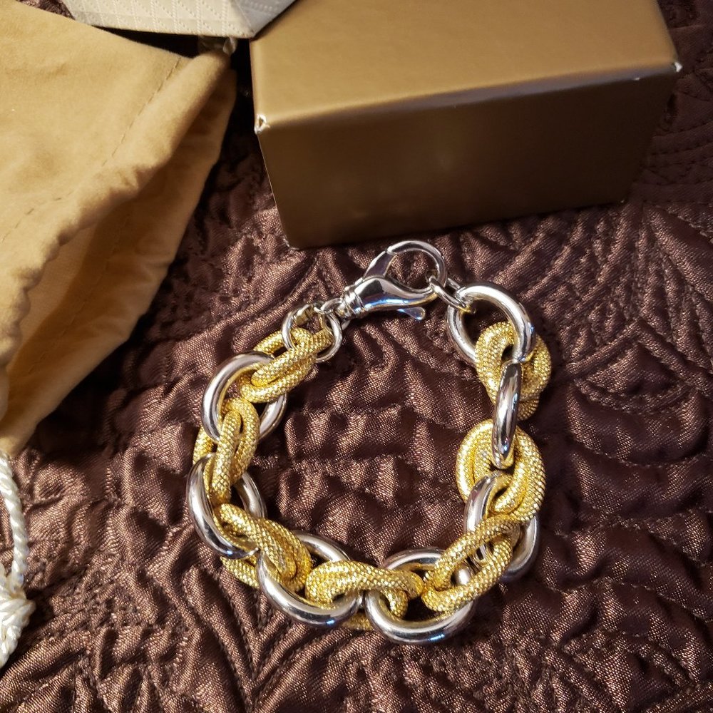 Bronzo Italia Two-Tone Bracelet